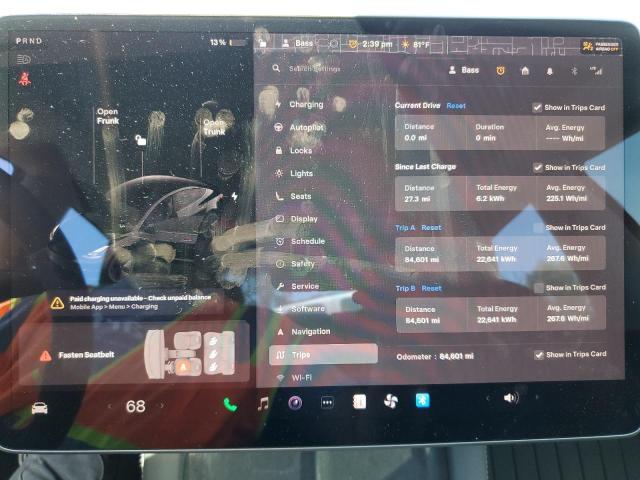 Photo 9 from auction – 2022 TESLA MODEL 3 with VIN 5YJ3E1EB9NF110956