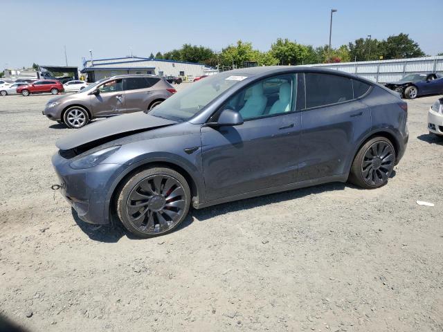 TESLA MODEL Y 2022 with VIN 7SAYGDEF2NF486969 - Photo from auction