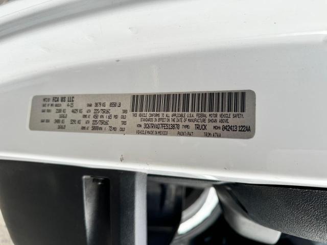 Photo 10 from auction – 2015 RAM PROMASTER with VIN 3C6TRVAD7FE513870