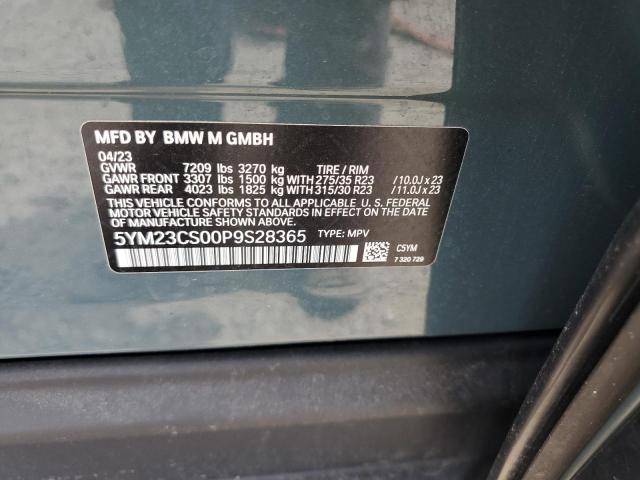Photo 14 from auction – 2023 BMW XM with VIN 5YM23CS00P9S28365