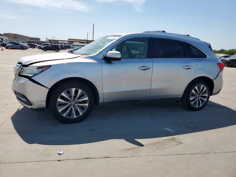 ACURA MDX TECHNO 2014 with VIN 5FRYD4H4XEB037098 - Photo from auction