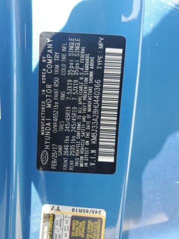 Photo 14 from auction – 2017 HYUNDAI TUCSON with VIN KM8J33A28HU440366