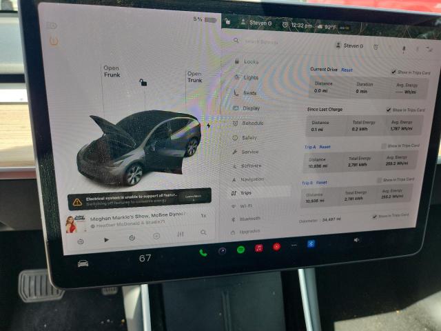 Photo 9 from auction – 2021 TESLA MODEL Y with VIN 5YJYGDEE8MF090807
