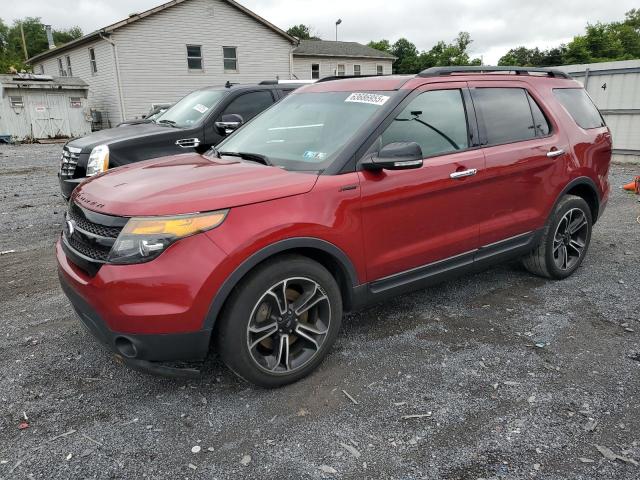 FORD EXPLORER S 2014 with VIN 1FM5K8GT1EGC33930 - Photo from auction