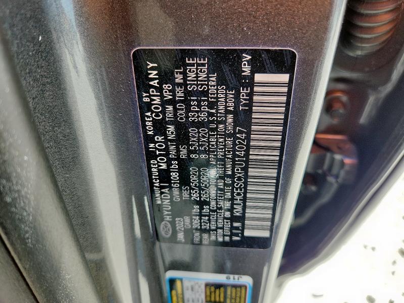 Photo 14 from auction – 2023 GENESIS GV80 BASE with VIN KMUHCESCXPU140247