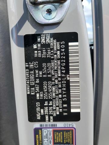 Photo 14 from auction – 2023 KIA SORENTO EX with VIN 5XYRHDLF4PG225405