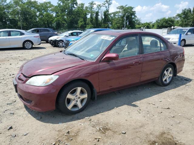 HONDA CIVIC 2004 with VIN 2HGES26884H571778 - Photo from auction