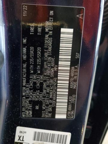 Photo 14 from auction – 2023 TOYOTA HIGHLANDER with VIN 5TDFARAH2PS016546