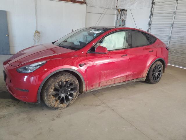 TESLA MODEL Y 2021 with VIN 5YJYGDEE9MF249222 - Photo from auction