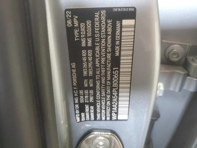 Photo 14 from auction – 2023 PORSCHE MACAN BASE with VIN WP1AA2A54PLB00651
