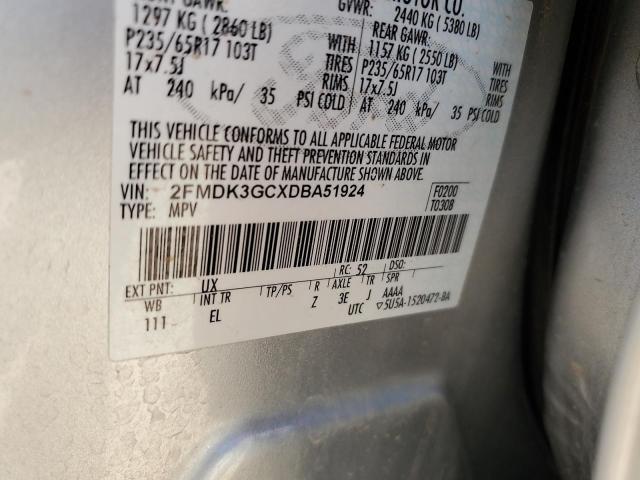 Foto 14 de la subasta – 2013 FORD EDGE SE con VIN 2FMDK3GCXDBA51924