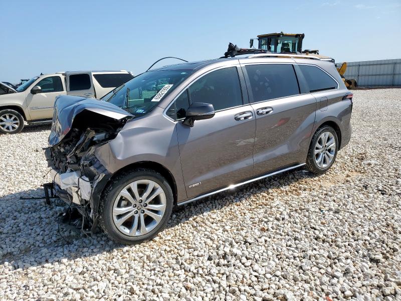 TOYOTA SIENNA LIM 2021 with VIN 5TDERKECXMS049493 - Photo from auction