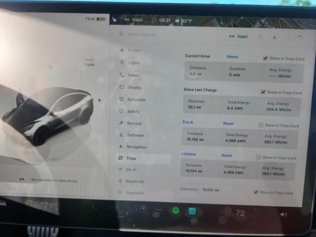 Photo 9 from auction – 2024 TESLA MODEL Y with VIN 7SAYGDEF9RA325845