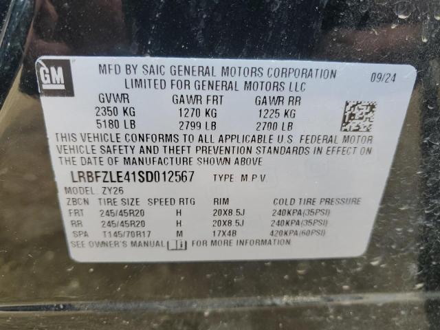 Photo 14 from auction – 2025 BUICK ENVISION S with VIN LRBFZLE41SD012567