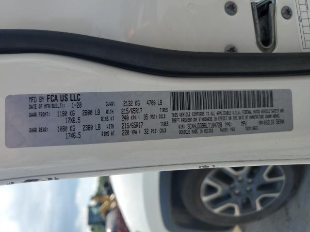 Photo 14 from auction – 2020 JEEP COMPASS TR with VIN 3C4NJDDB6LT184728