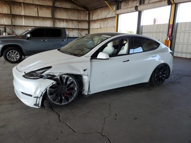 TESLA MODEL Y 2022 with VIN 7SAYGDEF1NF340563 - Photo from auction