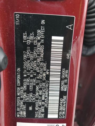 صورة رقم 14 من المزاد - 2011 TOYOTA 4RUNNER SR مع VIN JTEZU5JR4B5019612