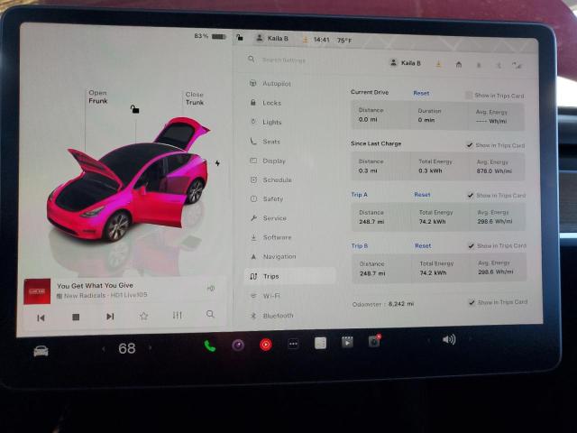 Photo 9 from auction – 2023 TESLA MODEL Y with VIN 7SAYGDEE0PA171093