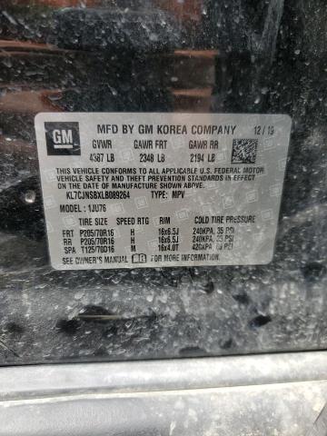 Photo 14 from auction – 2020 CHEVROLET TRAX LS with VIN KL7CJNSBXLB089264