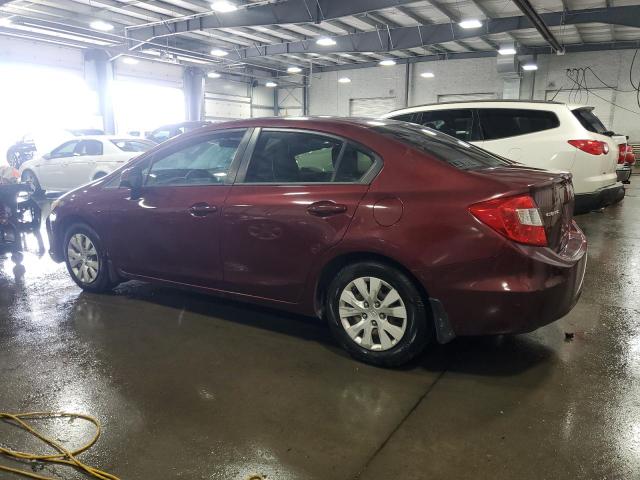 Photo 2 from auction – 2012 HONDA CIVIC LX with VIN 2HGFB2F59CH544985