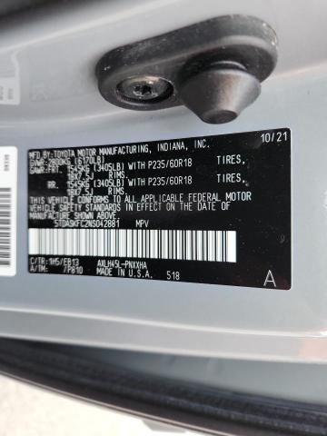 Photo 14 from auction – 2022 TOYOTA SIENNA with VIN 5TDASKFC2NS042881