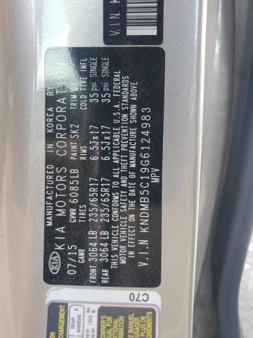 Photo 14 from auction – 2016 KIA SEDONA LX with VIN KNDMB5C19G6124983