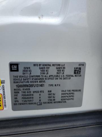 Photo 14 from auction – 2015 GMC ACADIA SLT with VIN 1GKKRRKD6FJ131461