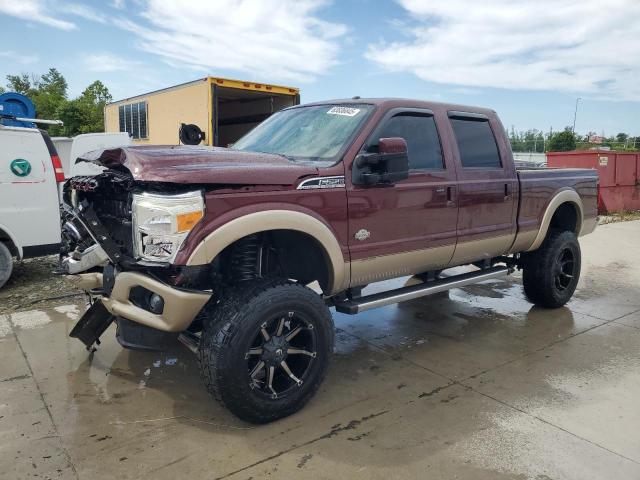 FORD F250 SUPER 2011 with VIN 1FT7W2BT2BEC00044 - Photo from auction