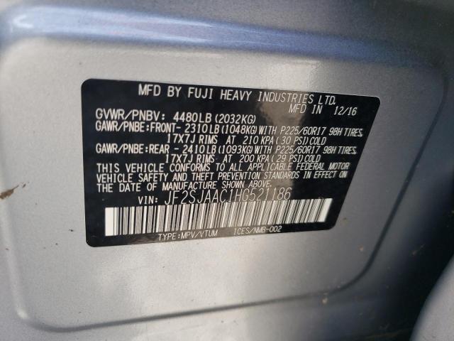 Photo 14 from auction – 2016 SUBARU FORESTER 2 with VIN JF2SJAAC1HG521186