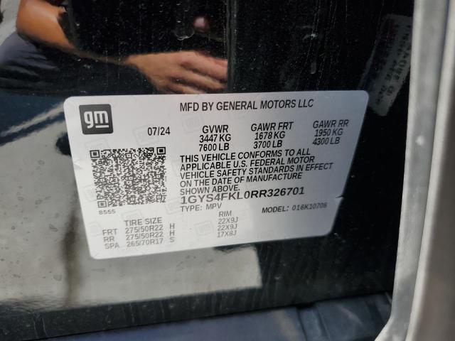 Photo 14 from auction – 2024 CADILLAC ESCALADE S with VIN 1GYS4FKL0RR326701