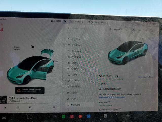 Photo 9 from auction – 2020 TESLA MODEL 3 with VIN 5YJ3E1EA9LF590517