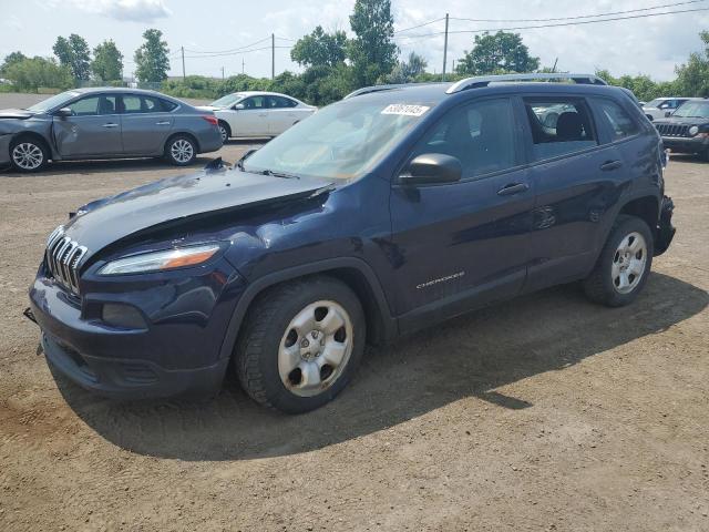 JEEP CHEROKEE S 2015 with VIN 1C4PJLAB6FW535255 - Photo from auction