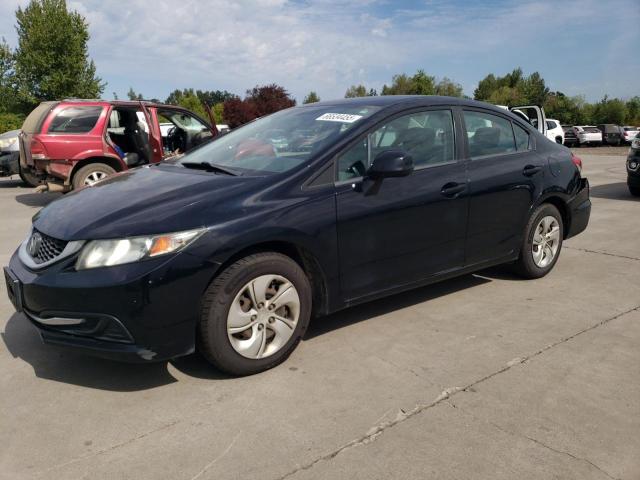 HONDA CIVIC LX 2013 with VIN 19XFB2F58DE287927 - Photo from auction