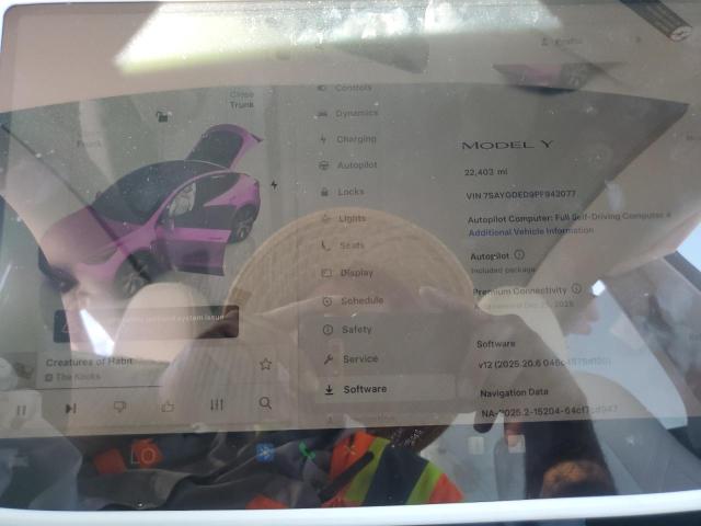 Photo 9 from auction – 2023 TESLA MODEL Y with VIN 7SAYGDED9PF942077