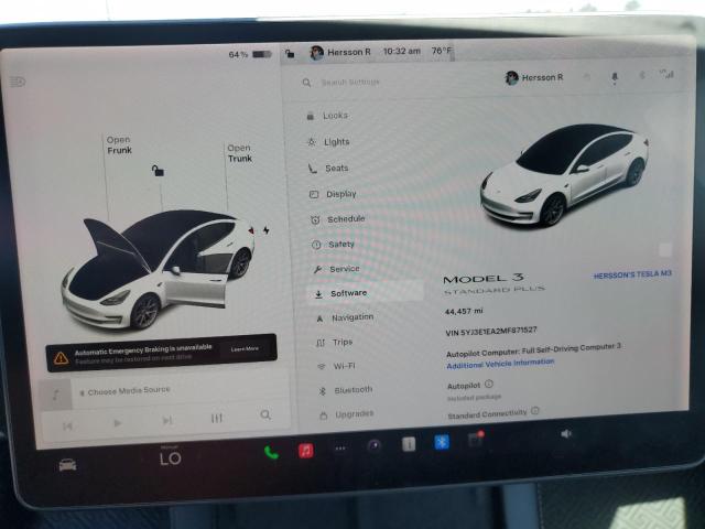 Photo 9 from auction – 2021 TESLA MODEL 3 with VIN 5YJ3E1EA2MF871527