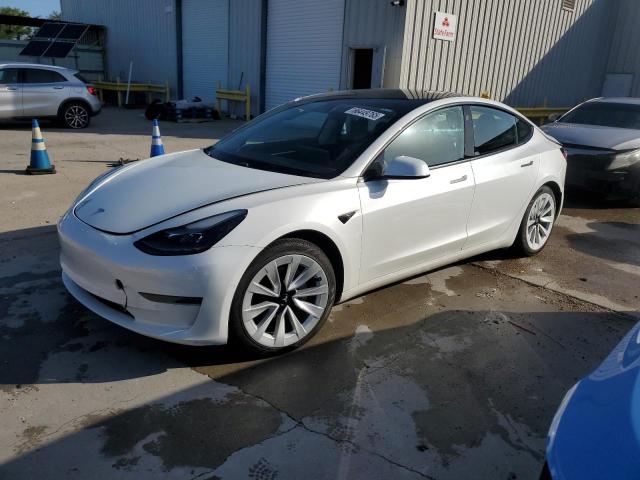 TESLA MODEL 3 2021 with VIN 5YJ3E1EA8MF053803 - Photo from auction