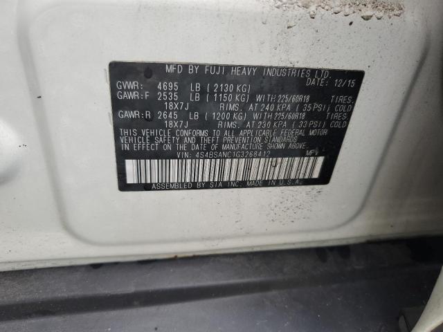Photo 14 from auction – 2016 SUBARU OUTBACK 2. with VIN 4S4BSANC1G3268412