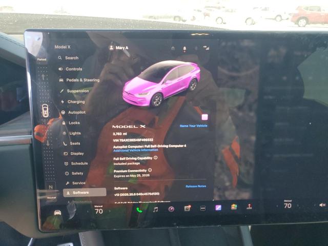 Photo 9 from auction – 2025 TESLA MODEL X with VIN 7SAXCBE54SF469332
