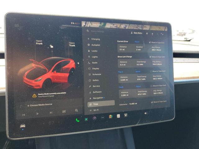 Photo 9 from auction – 2024 TESLA MODEL Y with VIN 7SAYGDEFXRF154378