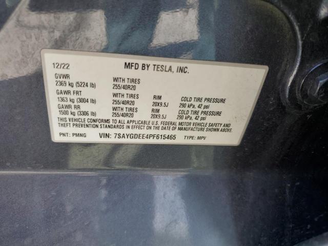 Photo 14 from auction – 2023 TESLA MODEL Y with VIN 7SAYGDEE4PF615465
