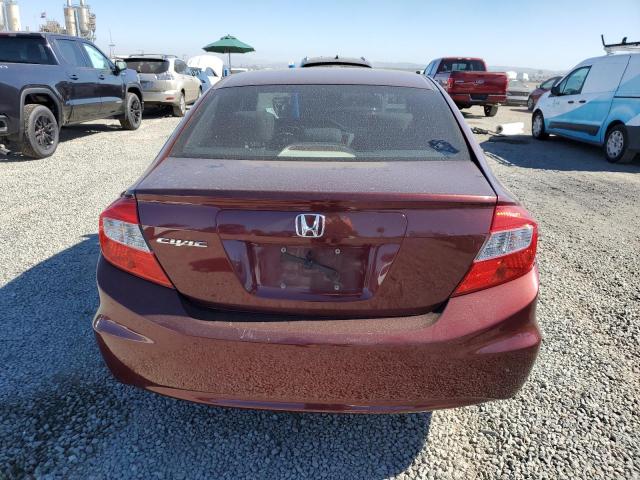 Photo 6 from auction – 2012 HONDA CIVIC LX with VIN 19XFB2F57CE046892