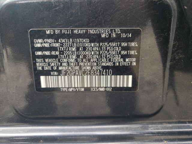 Photo 14 from auction – 2014 SUBARU XV CROSSTR with VIN JF2GPAVC2E8347410
