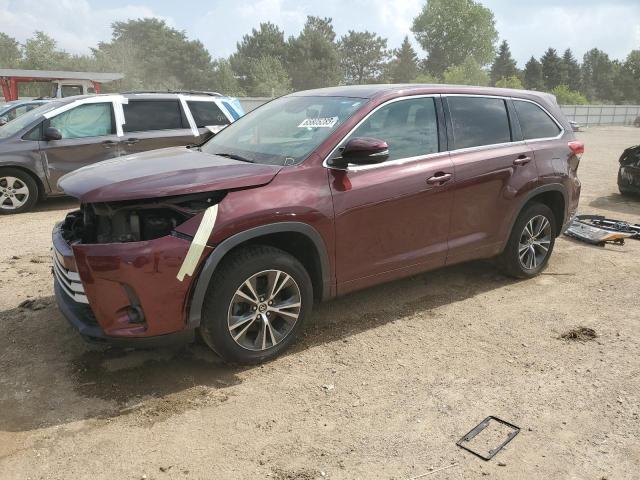 TOYOTA HIGHLANDER 2017 with VIN 5TDZARFH8HS030085 - Photo from auction