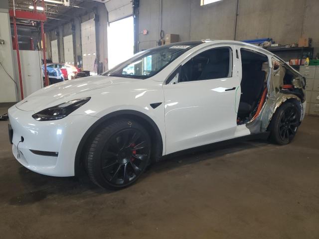 TESLA MODEL Y 2022 с VIN 7SAYGDEF0NF455042 - Фото с аукциона