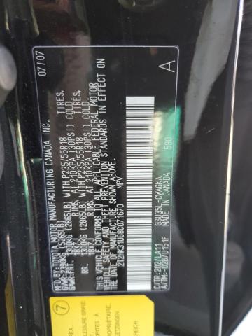 Photo 14 from auction – 2008 LEXUS RX 350 with VIN 2T2HK31U68C071670