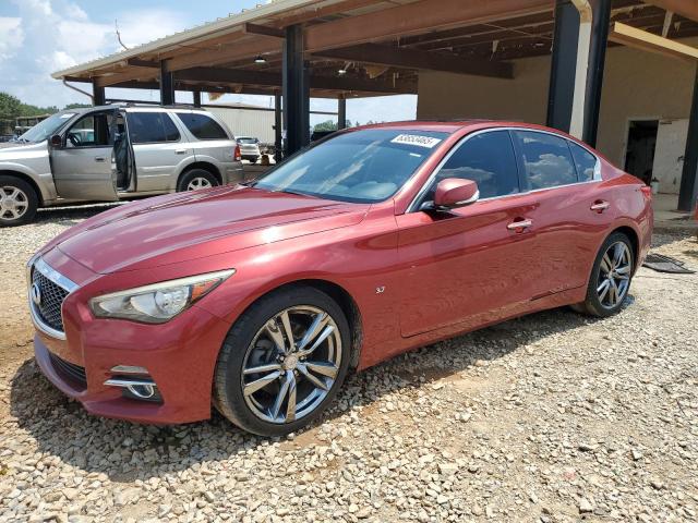 INFINITI Q50 BASE 2014 with VIN JN1BV7AR7EM706689 - Photo from auction