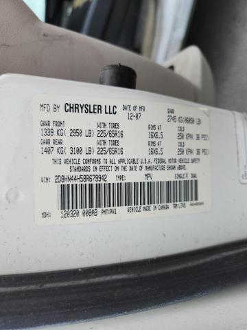 Photo 14 from auction – 2008 DODGE GRAND CARA with VIN 2D8HN44H58R679942