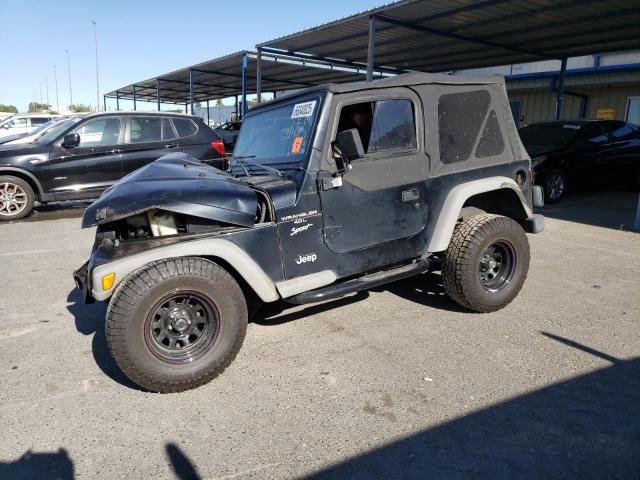 JEEP WRANGLER / 2001 with VIN 1J4FA49S11P375496 - Photo from auction