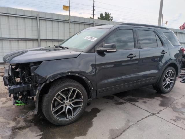 FORD EXPLORER S 2017 with VIN 1FM5K8GTXHGB57919 - Photo from auction