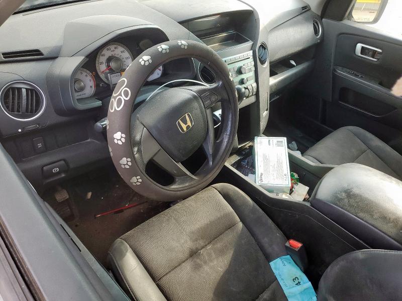 Photo 8 from auction – 2010 HONDA PILOT LX with VIN 5FNYF3H23AB007326